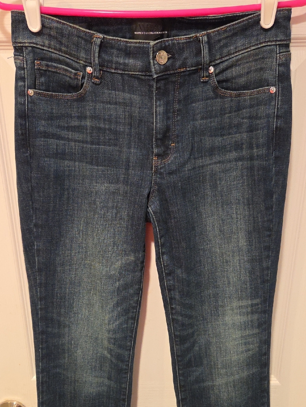 WHBM Midrise Boot Cut Dark Wash Women's Jeans Size 4L